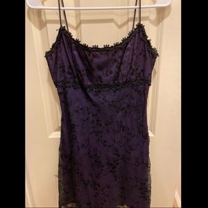 “Vintage” purple Blondie Nites cocktail dress